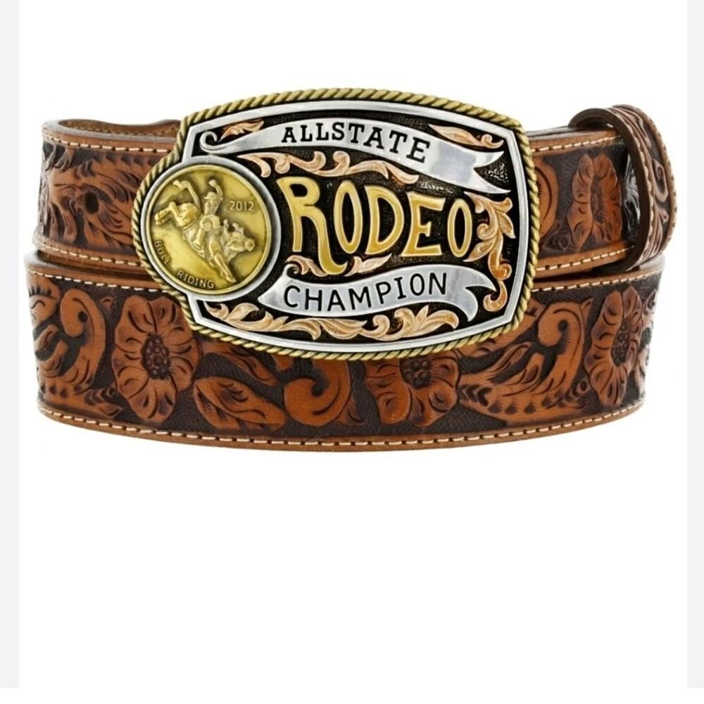 NWT Tony Lama Boys Rodeo Champion Belt Size 30